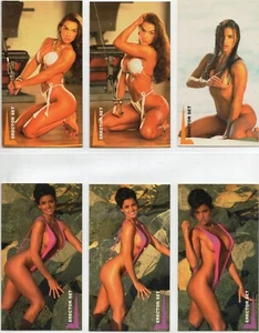Carte collezionabili ERECTOR anteprima completa Promo set (1996) costume da bagno bikini - Foto 1 di 4