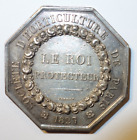 Jeton argent Charles X, Société d'Horticulture de Paris 1827 !!