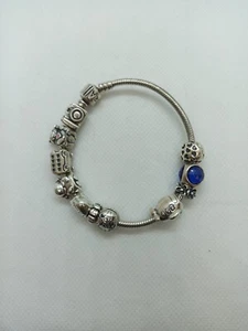 Bracciale Pandora Con 11 Charms - Foto 1 di 20