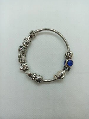 Bracciale Pandora Con 11 Charms - Immagine 1 di 4