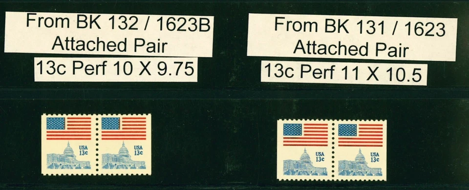 US Scott # 1623B Joint Pair & 1623 Joint Pair MNH  - Image 1 of 1