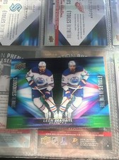 2023-24 UD Tim Hortons Hockey Cards Symmetry Standouts 3D-18 LEON DRAISAITL