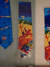 Neck tie Peter Max official World CUP USA 1994 NEW in plastic w/ official TAGS