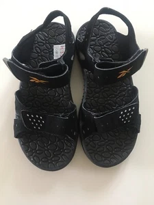Reebok Unisex Größe 13,5 schwarz Walking Riemchen Sandalen - Bild 1 von 10