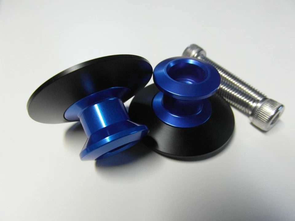 Suzuki GSXR 1000 L7 L8 L9 2017 2018 2019 Ständeraufnahme Schwinge groß M8 blau - Bild 1 von 1