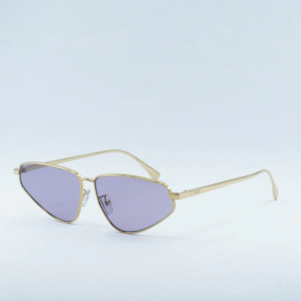 Fendi FE40068U 30S Gold/Lilac 60mm Sunglasses DAL
