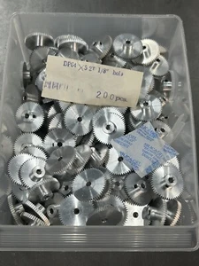 "CANTIDAD 1 ENGRANAJE GIRATORIO ALUMINIO 64 PASO 52 DIENTES 1/8"" DIÁMETRO 20 GRADOS" COCHE RANURA - Imagen 1 de 16