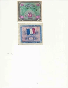 FRANCE Allied Military Currency AMC - 10 FRANCS  REPLACEMENT VF - Picture 1 of 1