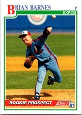 1991 Score #708 Brian Barnes