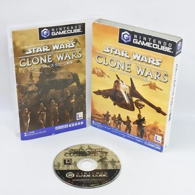 STAR WARS THE CLONE WARS Gamecube Nintendo For JP System 2160 gc - Image 1 of 4