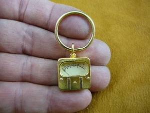 (M-328-B) oro AUDIO Weston VU METER tensione portachiavi anello GIOIELLI portachiavi - Foto 1 di 1