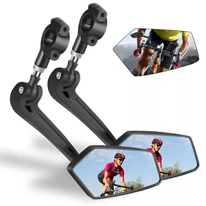 2 Fahrradspiegel E-Bike Rückspiegel Fahrrad Lenker Spiegel MTB City Links Rechts - Bild 1 von 10