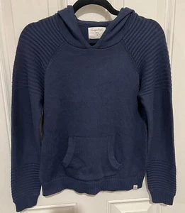 Sovereign Code Boys Navy Sweater Hoodie in Size 14  - Picture 1 of 12