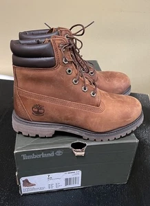 Botas impermeables Timberland Waterville 6 pulgadas para mujer. Grano completo marrón. Talla: US 7 M - Imagen 1 de 7