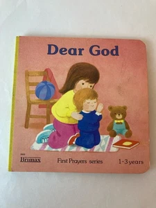 Dear God Brimax First Prayer Series 1989 Bent a little bit as shown see descript - Imagen 1 de 13