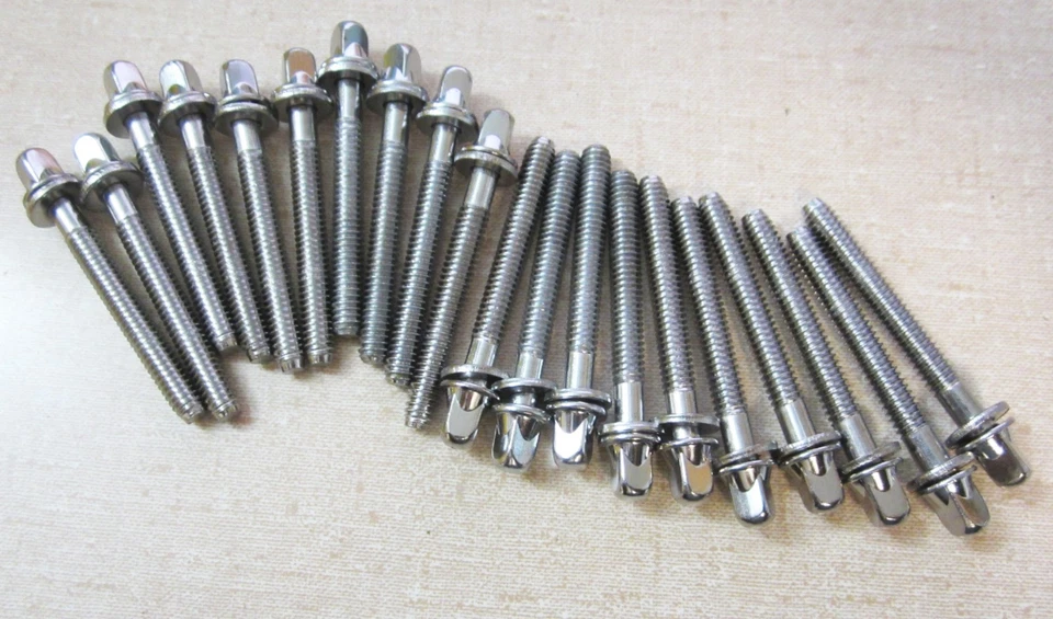 20 NEW SONOR 45mm DRUM TENSION RODS, 2-1/8" Length (Force/3007/2007/3005/3003) - Image 1 of 1