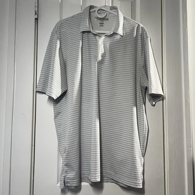Greg Norman Men's Golf Shirt GREY Play Dry Moisture Wicking Polo Size XL - image 1 of 4