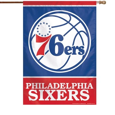 WinCraft Philadelphia 76ers 28" x 40" Primary Logo Single-Sided Vertical Banner - Image 1 of 2