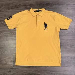 Vintage US Polo Assn Shirt Herren XL gelb Polo Big Pony #3 Kurzarm klassisch - Bild 1 von 7