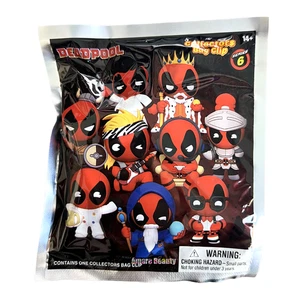 Deadpool 3D Collectible Bag Clip Series 6 - 1 Random Blind Bag Each - Picture 1 of 3