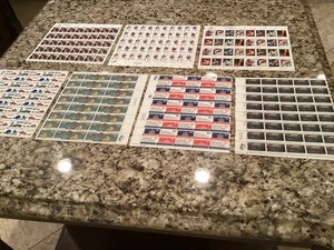 USPS (7) Blätter mit 10 Cent Briefmarken - neue Erhaltung ohne Falz - 31,00 $ Nennwert - Bild 1 von 15