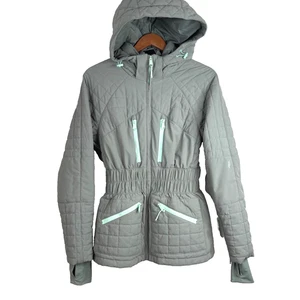 Chaqueta de esquí Free People FP Movement All Prepped M gris oliva salvia invierno nieve - Imagen 1 de 14