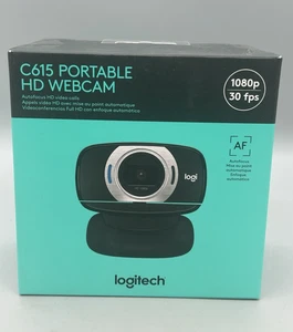 Logitech C615 Portable HD Webcam 1080p - Sealed - Afbeelding 1 van 8