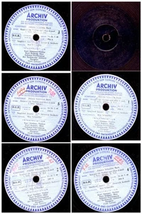3x SOLISTENVEREINIGUNG DER BACHWOCHE ANSBACH  Schellackplatten Archiv-Prod.GS204 - Bild 1 von 7