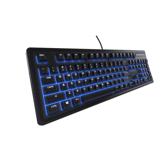 SteelSeries Apex 100 Gaming Keyboard - Tactile & Silent - Blue LED Backlit - ... - Image 1 of 1