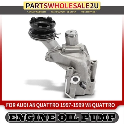 Bomba de aceite de motor para Audi A8 A8 Quattro 1997-1999 V8 Quattro 1990 1991 1992-1994 Foto 1 de 4