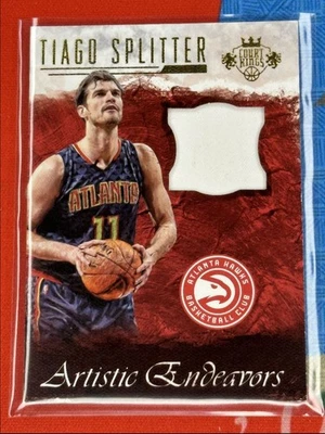 2016-17 Court Kings Artistic Endeavors Jersey Tiago Splitter 007/149 Atlanta - Image 1 of 2