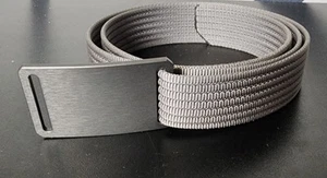 Grip 6 Ninja Belt Gun Metal 1.10 Strap Nylon Webbed Adjustable Buckle 36.5" USA - Picture 1 of 5