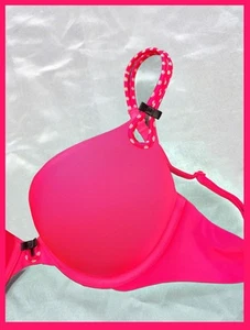 Victoria's Secret Sexy Little Things Push Up Hot Pink Bra Size 32B / 10B - Picture 1 of 7