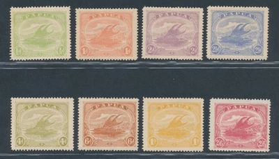 1911-15 Papua, Stanley Gibbons No. 84/91, Complete Series, MH* - Image 1 of 2