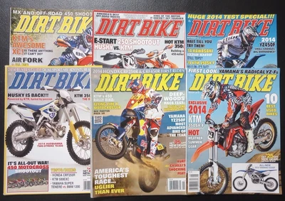 Dirt Bike Magazine Lot Of 6- 2013 - Image 1 of 4
