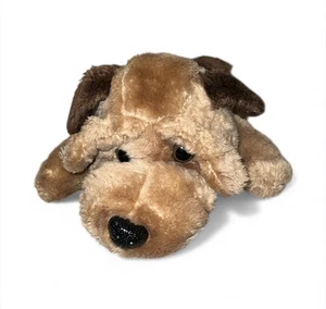 De colección 1986 Raffoler Hecho en Corea Juguete Marrón Perro SHAR-PEI Arrugas Peluche Cachorro 10" - Imagen 1 de 4