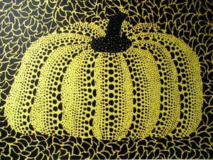 YAYOI KUSAMA: SCHÖNE SIEBDRUCK LITHOGRAPHIE LIMITIERT xx/500 Größe: 50x65cm - Bild 1 von 6