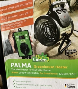 PAL 2.0/USDT Palma Greenhouse Heater with Thermostat - Fast Heating, Grow Ten... - Picture 1 of 2