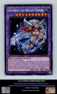 BOL: Monster Mayhem Yugioh #BLMM-EN145 Gem-Knight Lady Brilliant Diamond NM+ - Picture 1 of 1