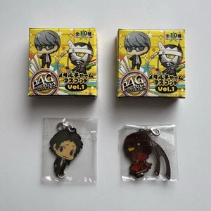 Persona 4 Golden Metal Charm Maskottchen Adachi Magatsu Izanagi Set ungeöffnet - Bild 1 von 2