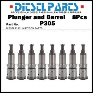 6Pcs Pump Element Plunger and Barrel P305 134153-2420 for MITSUBISHI HINO NISSAN - Picture 1 of 5