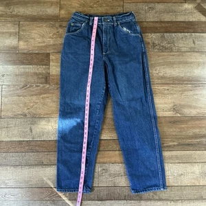 Vintage by hoch taillierte Mom-Jeans Damen Gr. 14 blau Denim 100 % Baumwolle spitz zulaufend #6022 - Bild 1 von 9