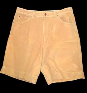 Tommy Bahama 90s Relax Shorts Herren 36 Cord Seidenmischung Senfweiß Lotus - Bild 1 von 15