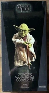 Star Wars Yoda Jedi Mentor 1/6 Scale Figure Sideshow Collectibles Unopened Box - Picture 1 of 2