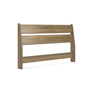 Signature Design by Ashley Deanlow Queen Mid-Century Panel Headboard, Honey - Picture 1 of 4