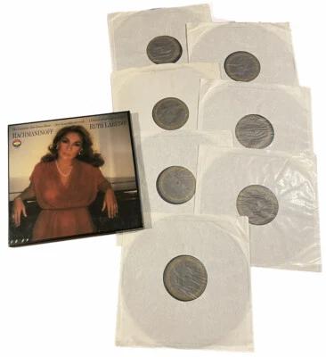RUTH LAREDO RACHMANINOFF THE COMPLETE SOLO PIANO MUSIC 7 x LP CBS STEREO 79700 - Image 1 of 4