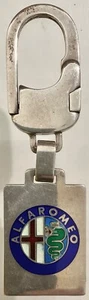 ALFA ROMEO FABBRICA AUTO MILANO PORTACHIAVI ARGENTO TITOLO 925 - Imagen 1 de 10