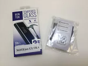 GEN TEK Tempered Glass Screen Protector, Fits Samsung NOTE20 Ultra, Pack of 15! - Picture 1 of 2