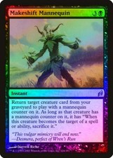 Makeshift Mannequin FOIL Lorwyn PLD Black Uncommon MAGIC MTG CARD ABUGames