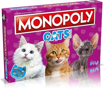 Monopoly Cats Edition Board Game  - Image 1 of 4